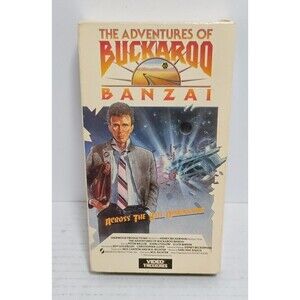 1990 VIDEO TREASURES THE ADVENTURES OF BUCKAROO BANZAI VHS
